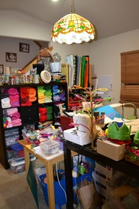 Work room before reorganization